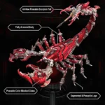 3D kovová stavebnice Mechanický bojový štír