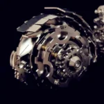 3D kovová stavebnice Mechanický pavouk s barevným osvětlením