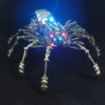 3D kovová stavebnice Mechanický pavouk s barevným osvětlením